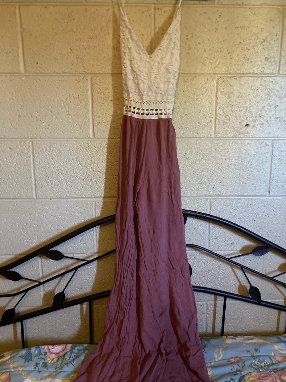 White and Pink Jumpsuit